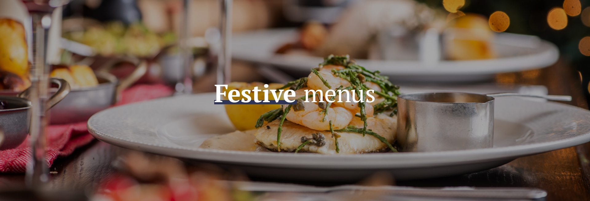 Festive Christmas Menu at The Falcon 
