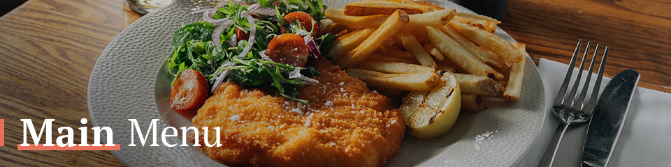 Main Menu at The Falcon